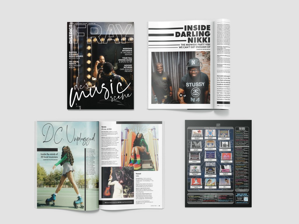 mockup of music issue