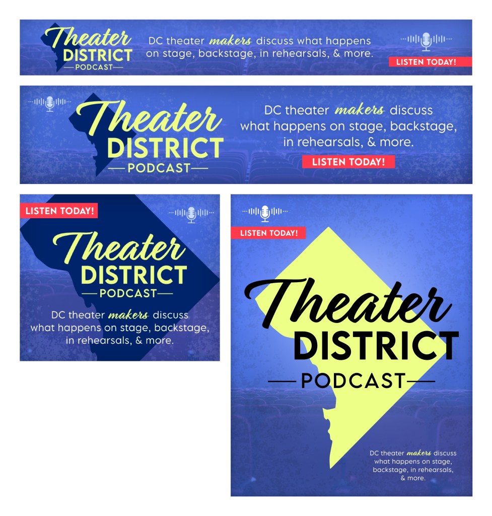 Theater District Podcast Web ads